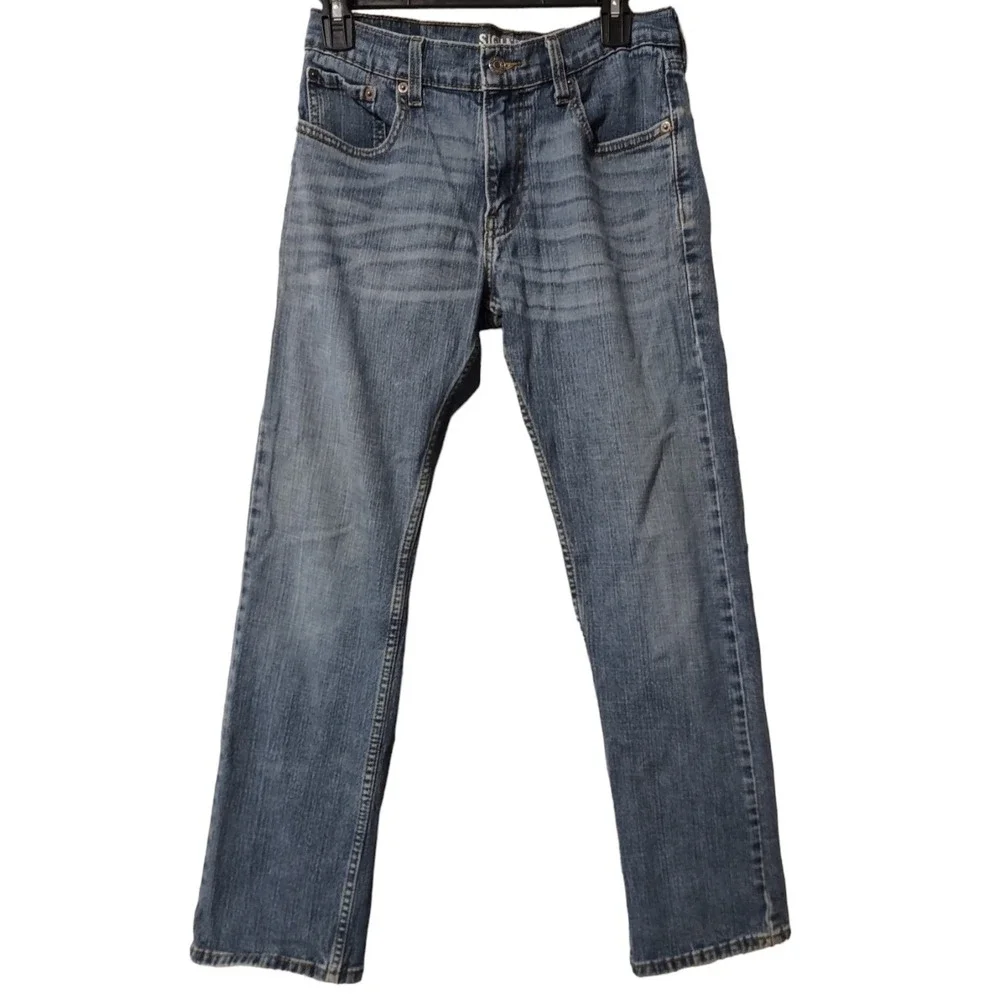 Signature By Levi Strauss S61 Jeans Mens 29x28 Relaxed 5 Pocket Blue Denim